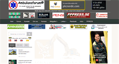 Desktop Screenshot of ambulansforum.se